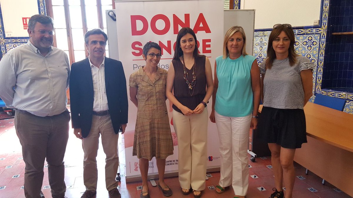 🏥📸La consellera <a href="/CarmenMonton/">Carmen Montón</a> presenta la campaña estival del Centro de Transfusión de la Comunitat Valenciana en el Hospital La Malvarrosa