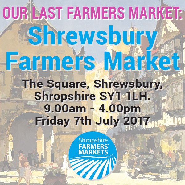 This Friday we will be attending our last ever Farmers Market, come along for some great bargains!