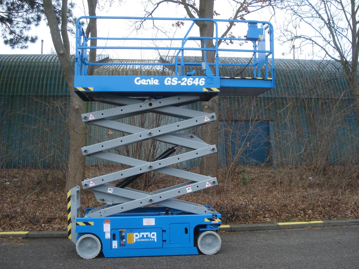 PMGTechniek's tweet photo. De Wit-Besseling Aannemers koopt Genie GS2646. Dennis dank je. https://t.co/eDubXysBcF