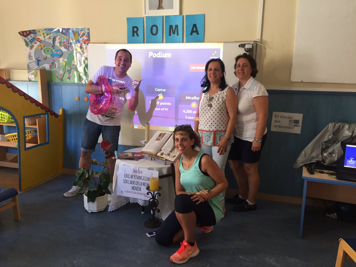 safa_feye's tweet photo. Roma kahoot Educar y Evangelizar son caras de la misma moneda #summer17 @safa_feye @_FEyE_ https://t.co/RoRMmPTQhc