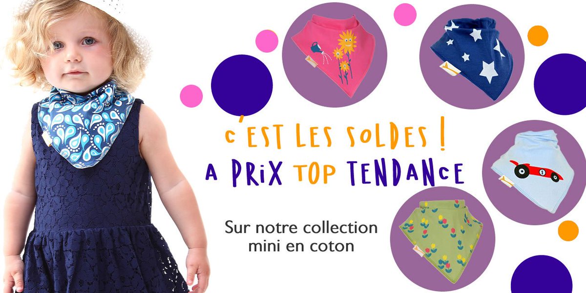 FunkyGiraffe_fr's tweet photo. Les #soldes2017 chez Funky Giraffe, c'est des bandanas coton à 2€ !
Faites passer le message ;)
 https://t.co/MWQVaVZShk https://t.co/Ju45ujInFS