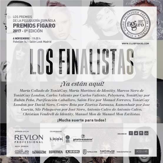 ¡Aquí están! Estos son los 15 finalistas de #losFígaro17. ¡Mucha suerte a todos! Visita las colecciones finalistas: clubfigaro.com
