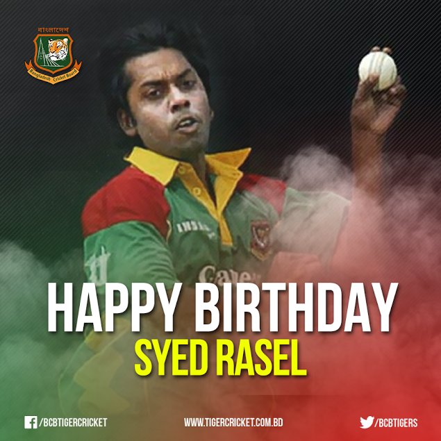 BCBtigers's tweet image. Happy Birthday to Syed Rasel, the crafty left arm Pacer. He has taken 61 wickets in 52 ODI's for Bangladesh.