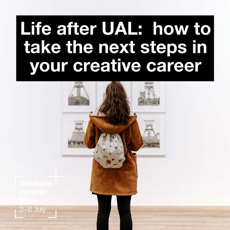 CareersUAL's tweet image. Join us for Life after UAL: how to take the next steps in your creative career event TODAY 6-7.30pm at @ChelseaUAL: graduatefuturesweek.com/event/life-ual…