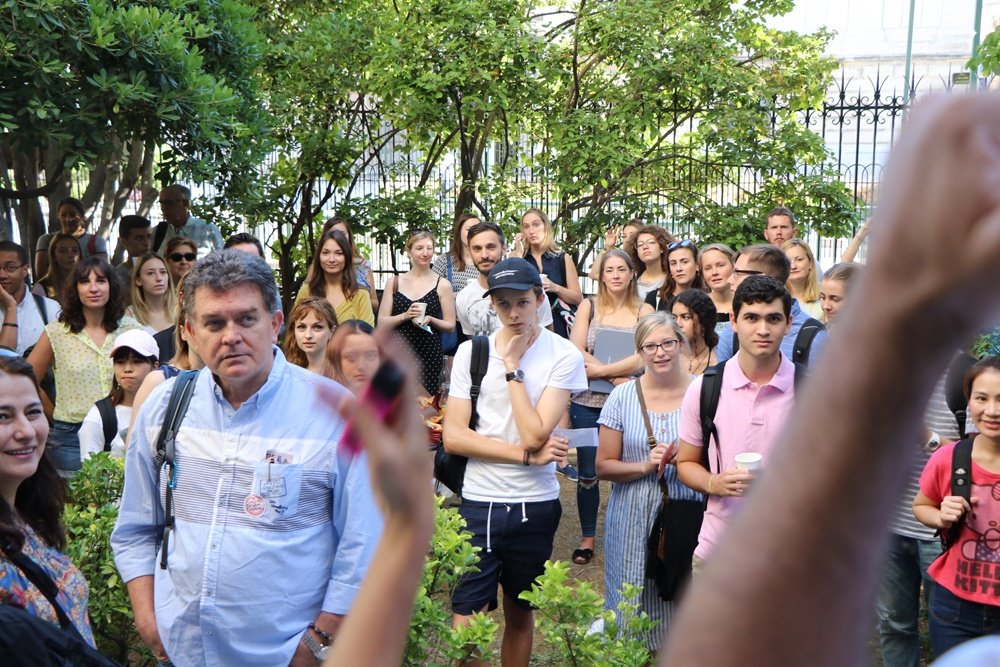 This is the biggest week of the year at LSF with around 350 students, aged 11 to 69, from 44  countries. It’s going to be a great week!