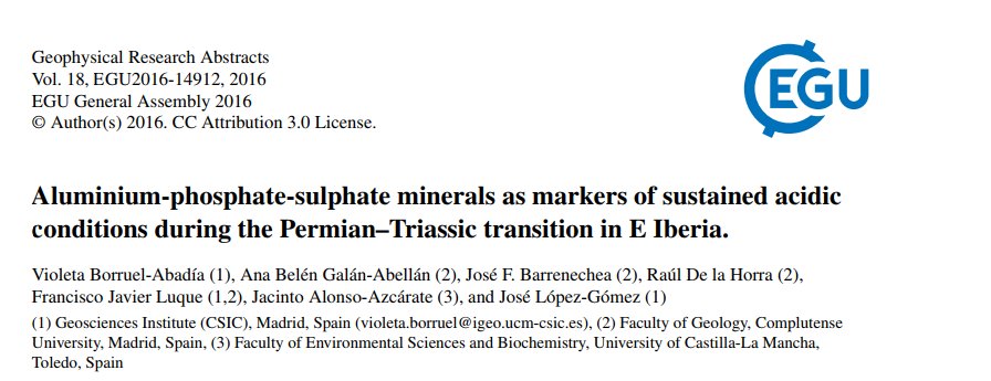 IGeociencias's tweet photo. #IGEOinvestiga minerales como marcadores de condiciones ambientales en Iberia durante el Permico-Triasico
#EGU16 PDF
https://t.co/ZcPnIFmU8X https://t.co/BZqHWqHlW2