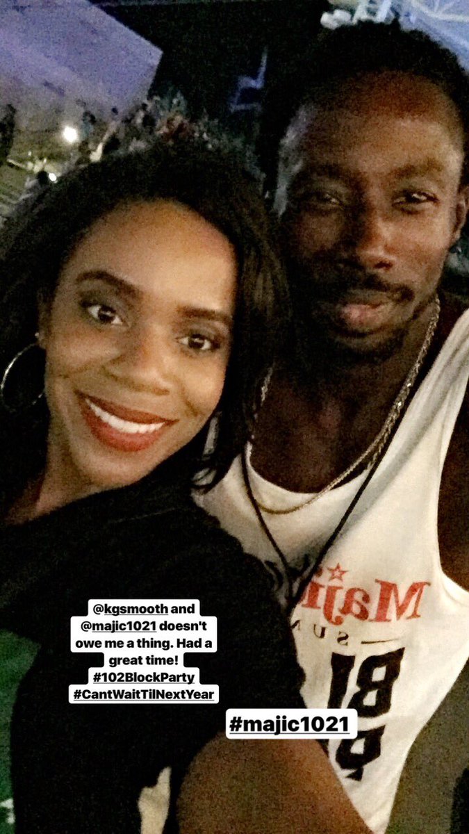 _CaramelGalore's tweet photo. @Majic1021 and @iKGSmooth what a night at the #102BlockParty #102SummerBlockParty https://t.co/3jRuO5Tyr5