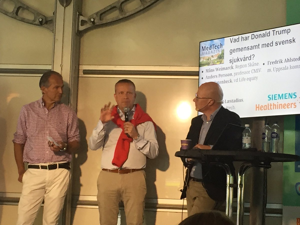 Samverkan mellan vård och leverantörer, en förutsättning för framtiden! #Almedalen #SiemensHealthineers