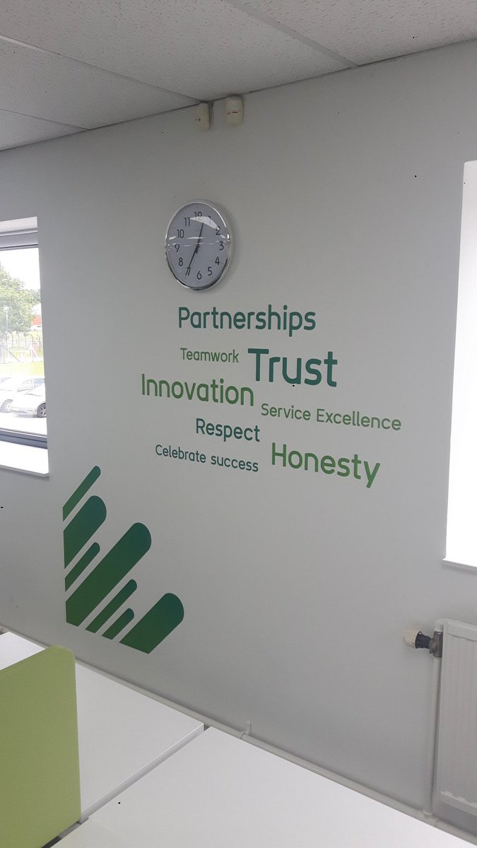 EssentialFleet's tweet photo. We put some graphics up in the office on Friday, communicating our core values and proposition. Lots of positive feedback from the team :) https://t.co/Z9NswiQ1fh