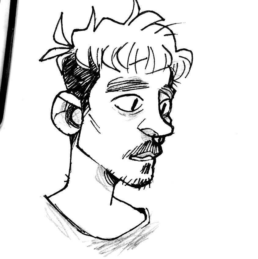 Blond and Silver lineart warm-ups! ✒ #okja #dozerdraws