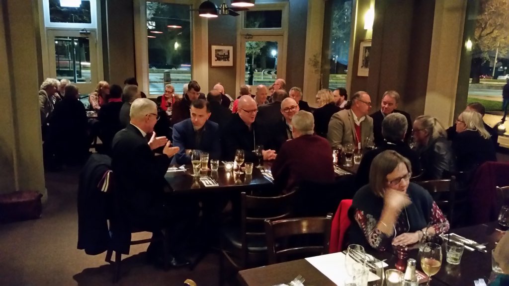 VocationSunday's tweet image. Dinner for #NatConDFTE delegates tonight at Naughtons Hotel. Time to reflect on a day full of presentations, discussions