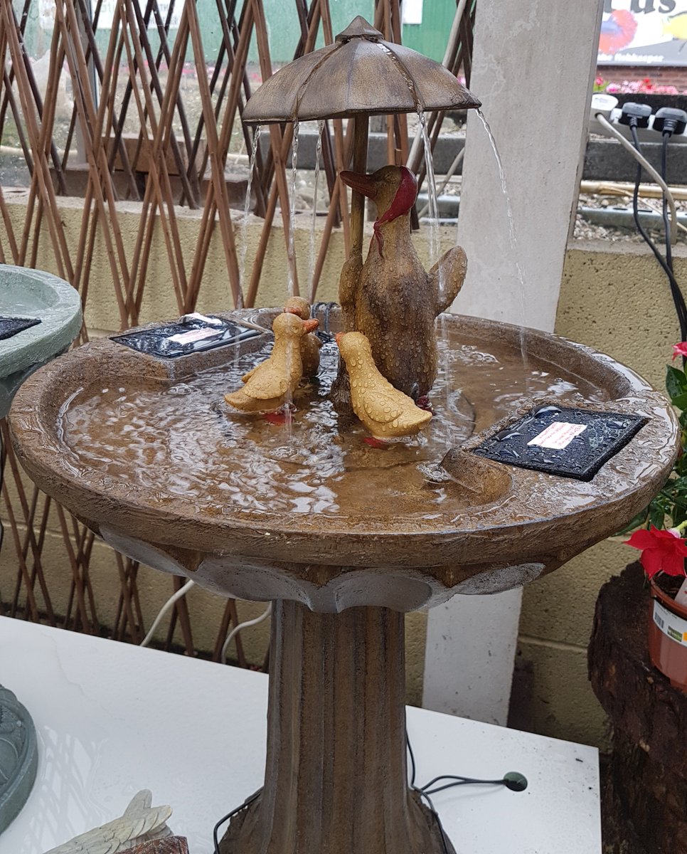 Solar powered water features create a relaxing atmosphere without the hassle of plugging into the mains #Gardening #Relax #Gardencentre