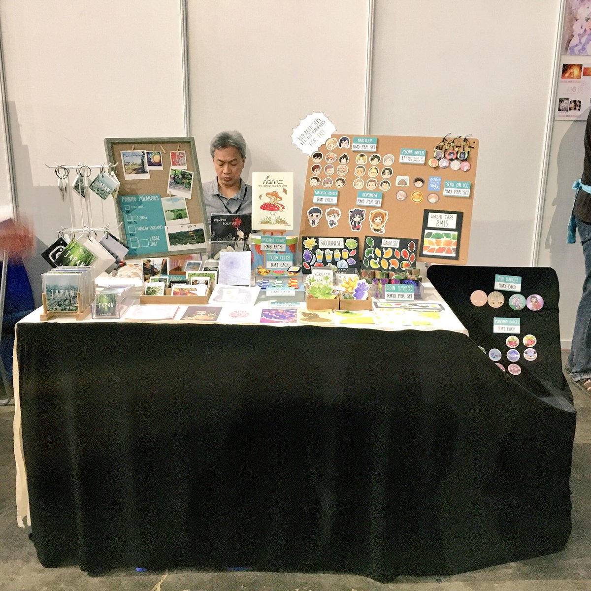 kamcaoo's tweet photo. Thanks so much for the support last weekend at #PAM17! ✨ it was a lot of fun~ hope to be in Penang again soon 🌟 https://t.co/vJF47qVwzF
