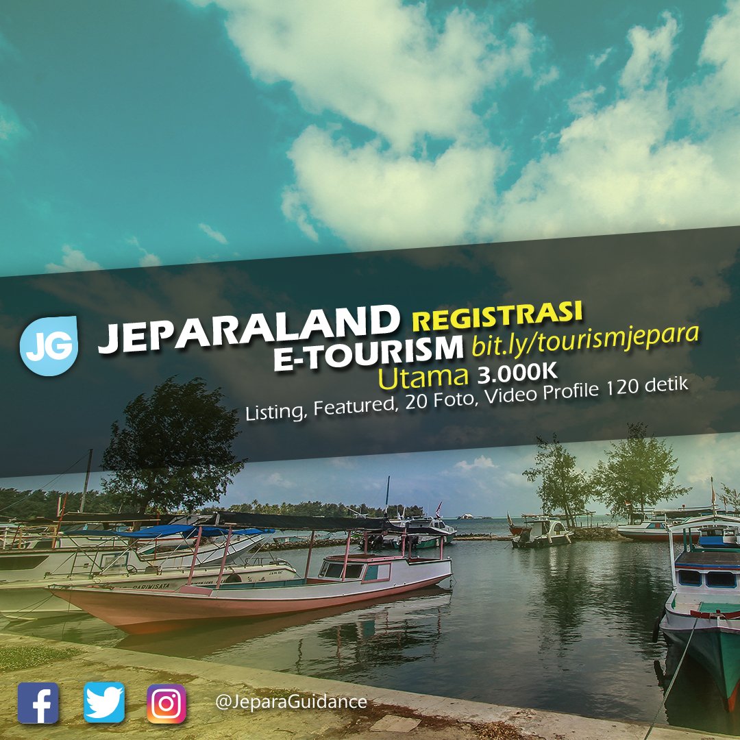 #infoKADIN

KADIN Jepara bekerjasama dengan @JeparaGuidance akan mendirikan e-tourism lokal Kab. #Jepara.

Silakan bergabung.