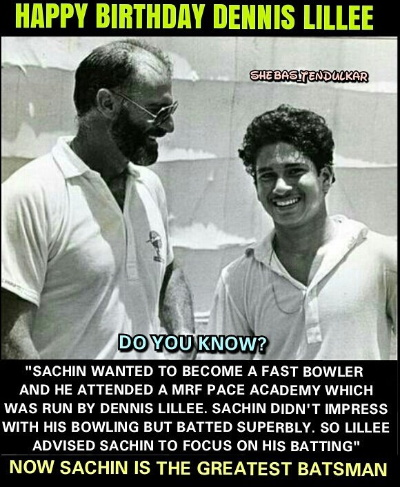 Happy Birthday Dennis Lillee Do You Know One Time He Used Aluminium Bat in Test mtch! 