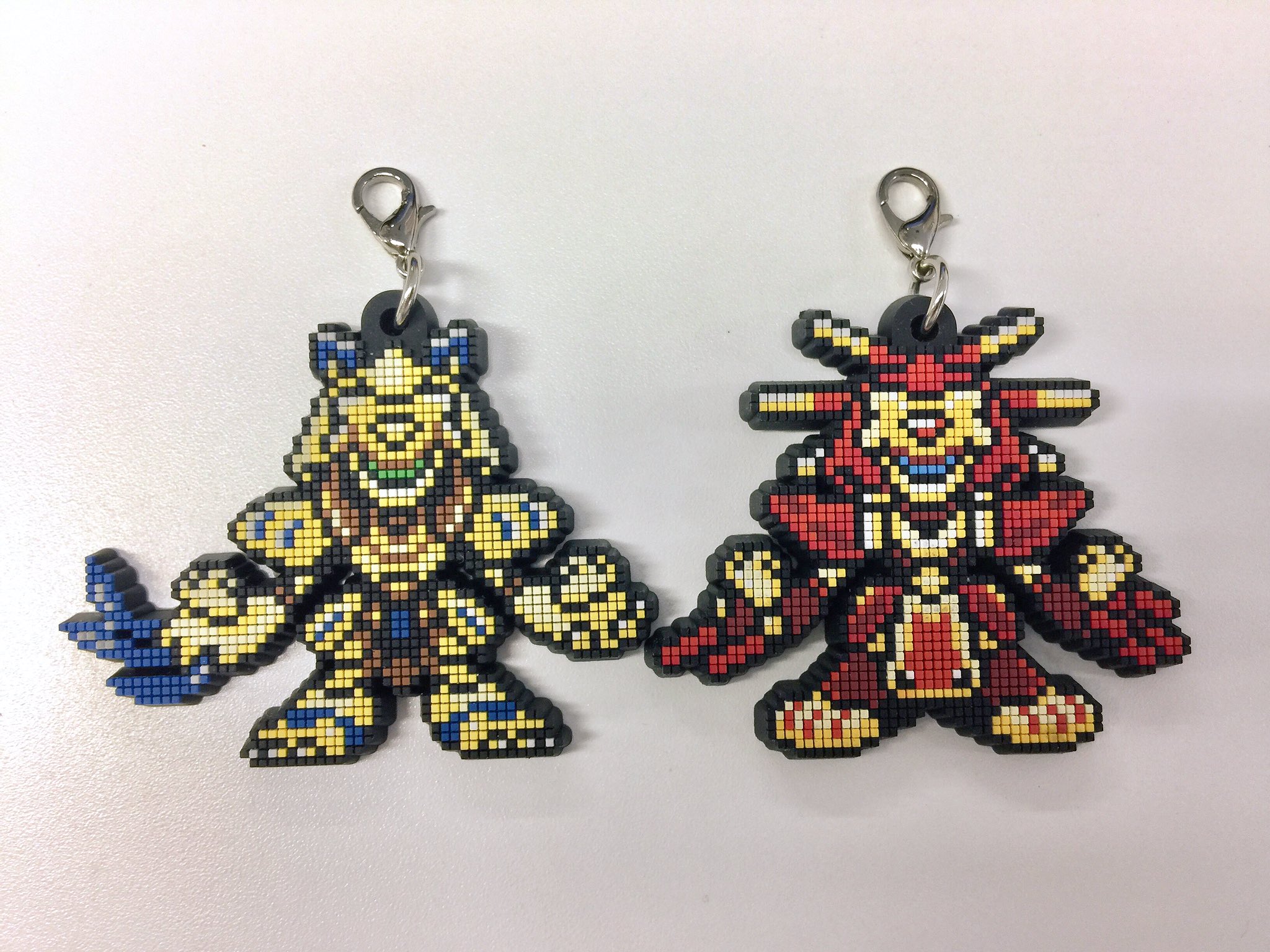 メダロット ドット絵Tシャツ XL メダロット ドットラバーキーチェーン