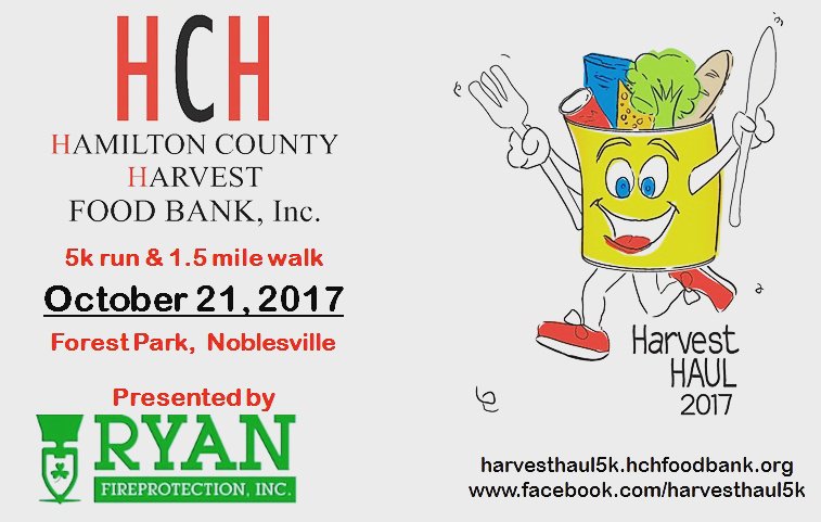 Harvest_haul5k's tweet image. Sign up for our 5k this October to raise money and awareness for the Hamilton County Harvest Food Bank! #canman #hch5k
