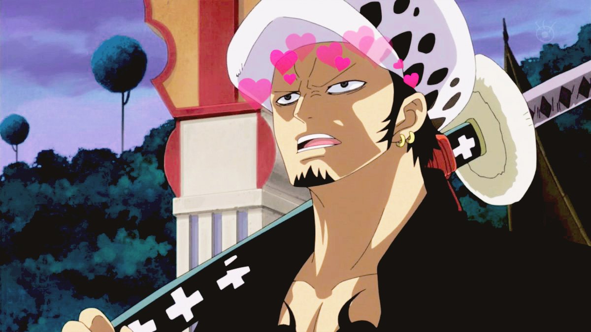 Anime With Hearts Trafalgar D Water Law One Piece
