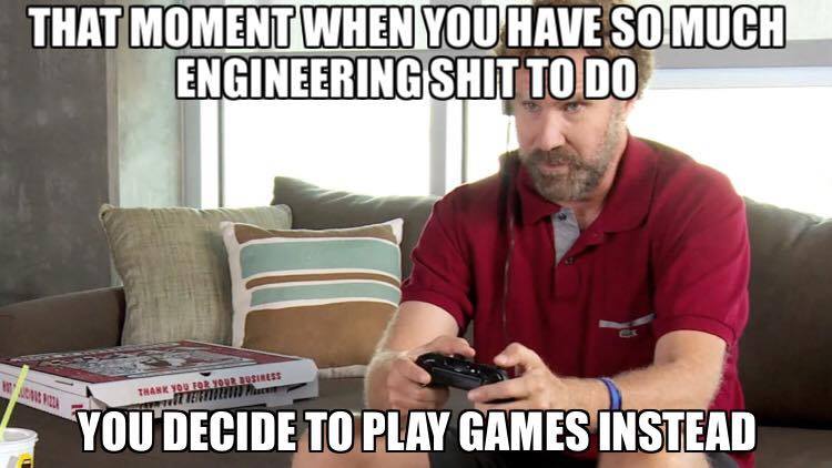 MRPengineering's tweet photo. #EngineeringShit 😂🤣😂 
#MondayMotivation
#videogames #MadeInAmericaWeek https://t.co/kYRmhoNDRH