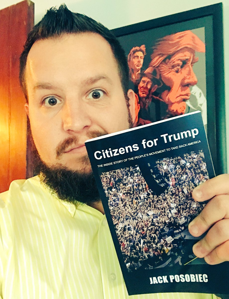 Got some new reading material today. #CitizensForTrump by @JackPosobiec. Thanks, Jack.👌🏼🇺🇸 #MAGA #Citizens4Trump