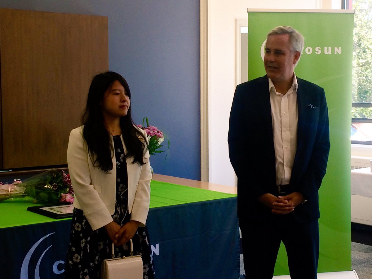 Today #Camosun welcomed distinguished alumna H.I.H Princess Ayako of Japan &amp; presented her with a special award. It was lovely to see her!