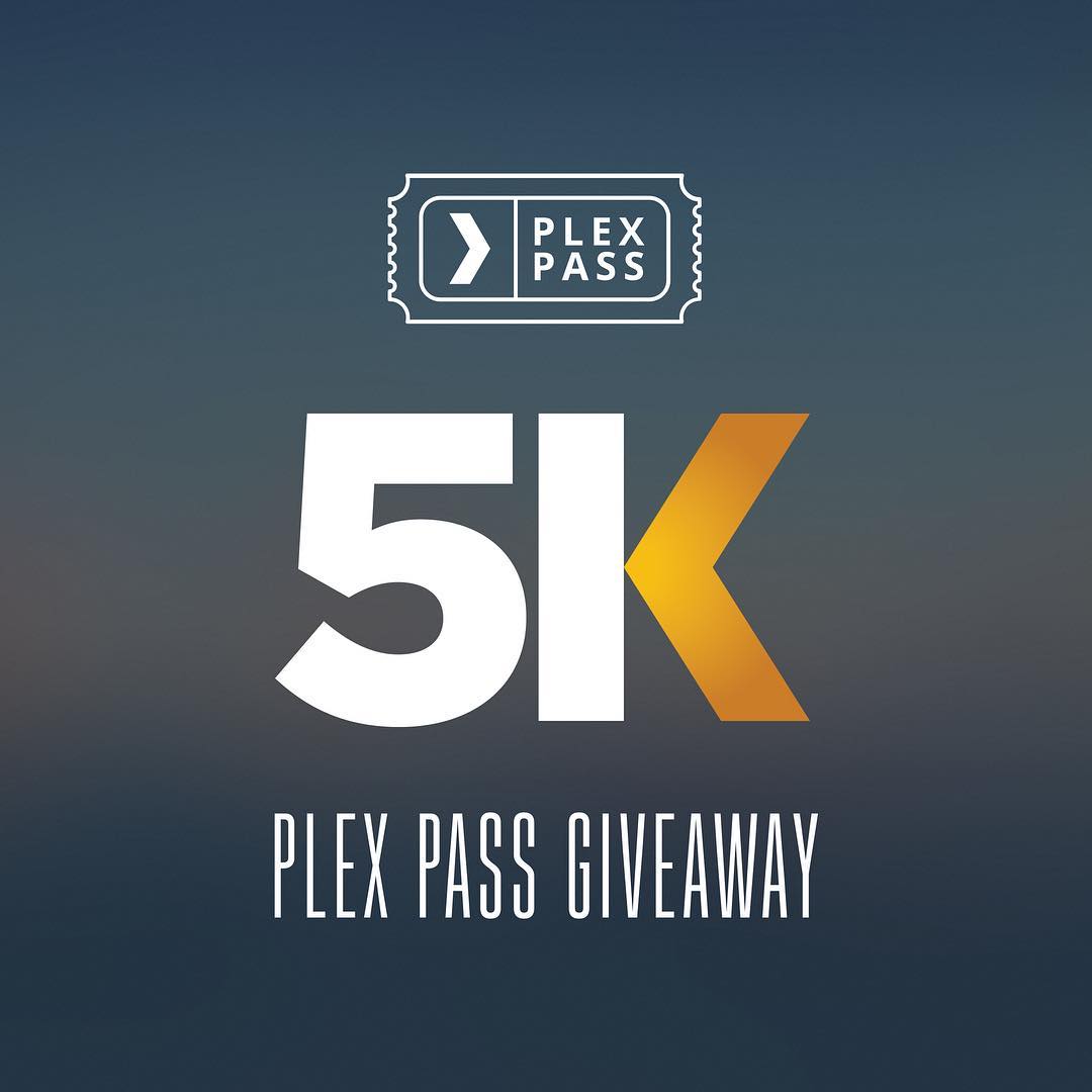 plex is now on instagram help us reach 5k followers be entered to win a free year of plexpass https www instagram com p bwfjmmfffkf pic twitter com - 5k followers on instagram