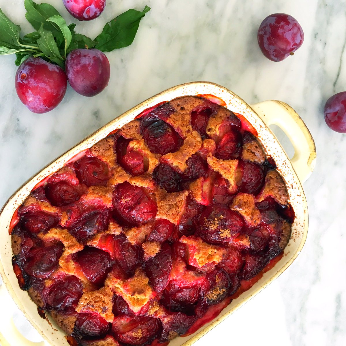 ShanCooks's tweet image. Plum torte recipe on the blog! therealshan.com/plums-for-days…