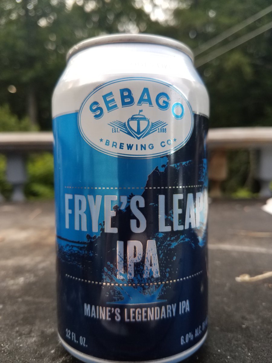 Ivarted's tweet photo. Not sure if I've done this one, but tonight's taster from @sebagobrewing fryes leap is a summertime staple good anytime of year #paymeinbeer https://t.co/1R9Y3vnot5