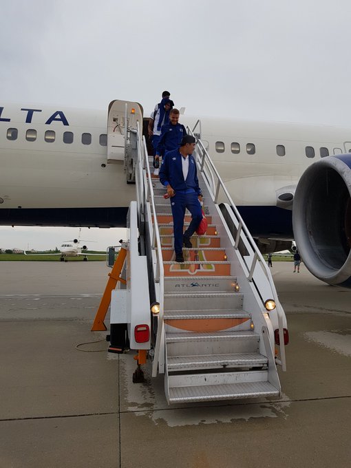 Copa Oro 2017: El Salvador vs Los Estados Unidos. Preparacion del juego.  DE-WTfoXsAAXsAF