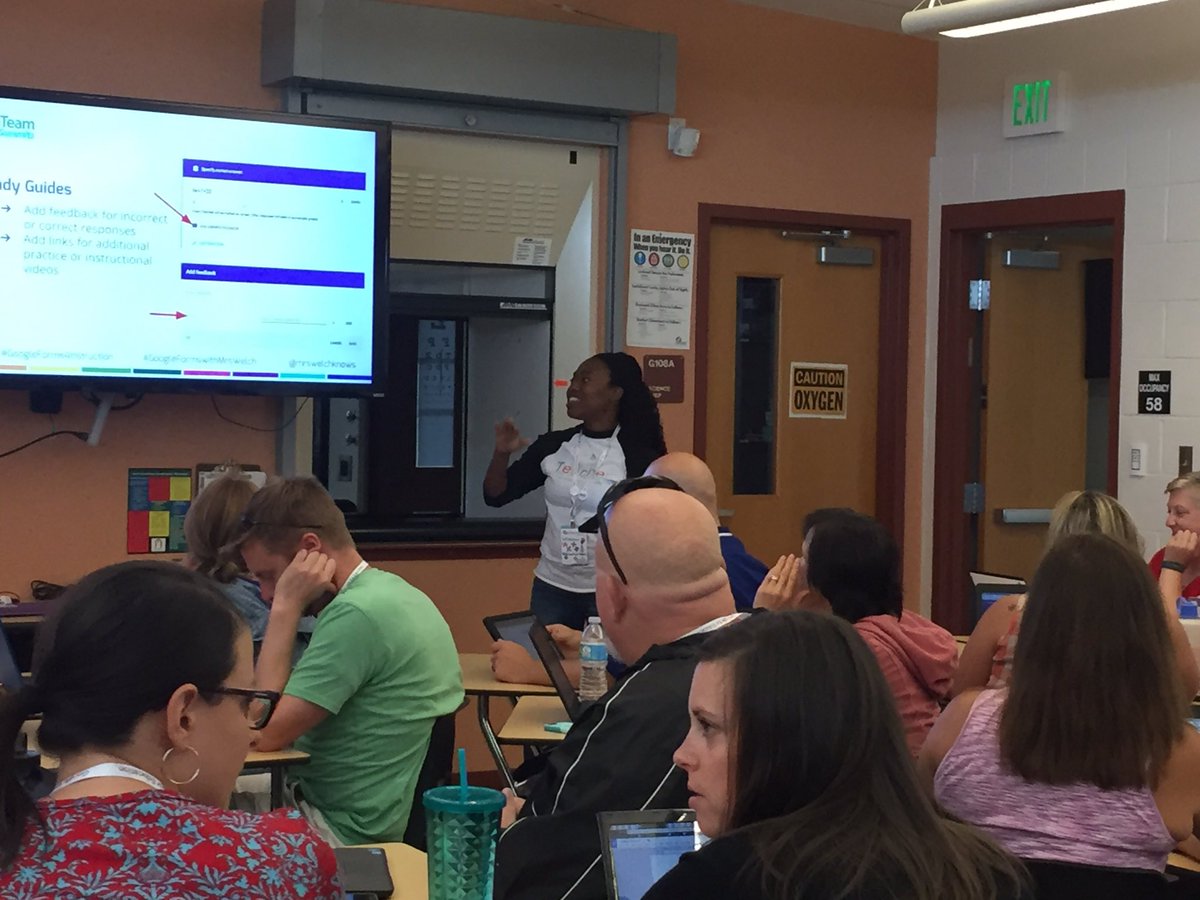 MrsWelchKnows's tweet image. I survived to do it all again tomorrow #geeked #edtechtech #GAFEsummit #googleform4instruction #letsgetgeeky #techieteacher