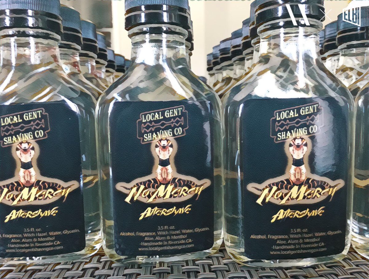 Sandalwood &amp; Oud balance this scent with classic 70's style musk! Don't miss your chance to sweep the leg on your next shave with No Mercy!