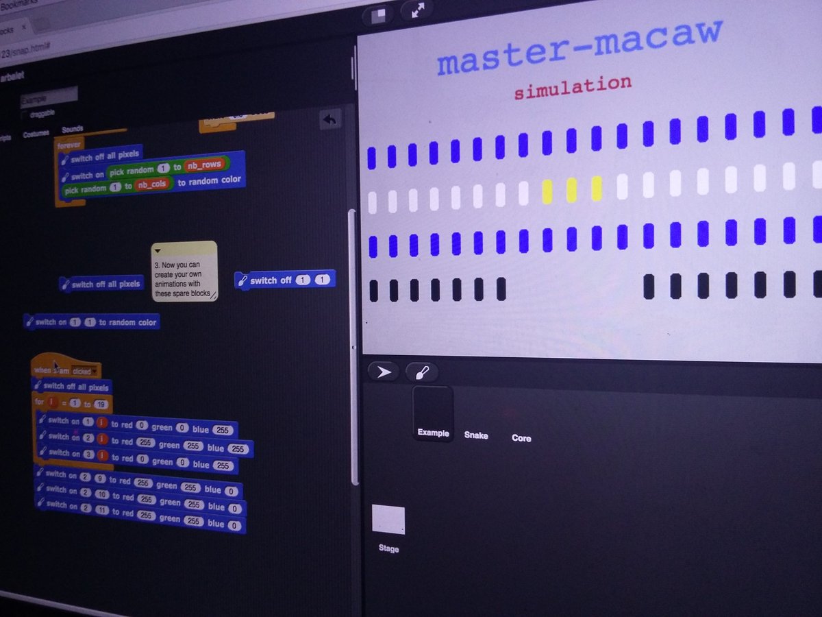 natymonjelat's tweet image. Coding the argentinian flag with Snap! @scratch2017bdx this is promising!
