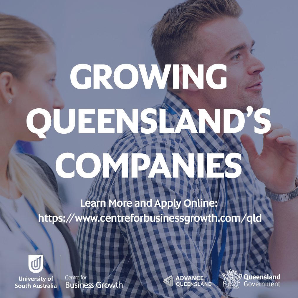 Just Announced: Growing Queensland's Companies Program with @AdvanceQld. Learn more: bit.ly/2uwZwbt #growth #Queensland #business