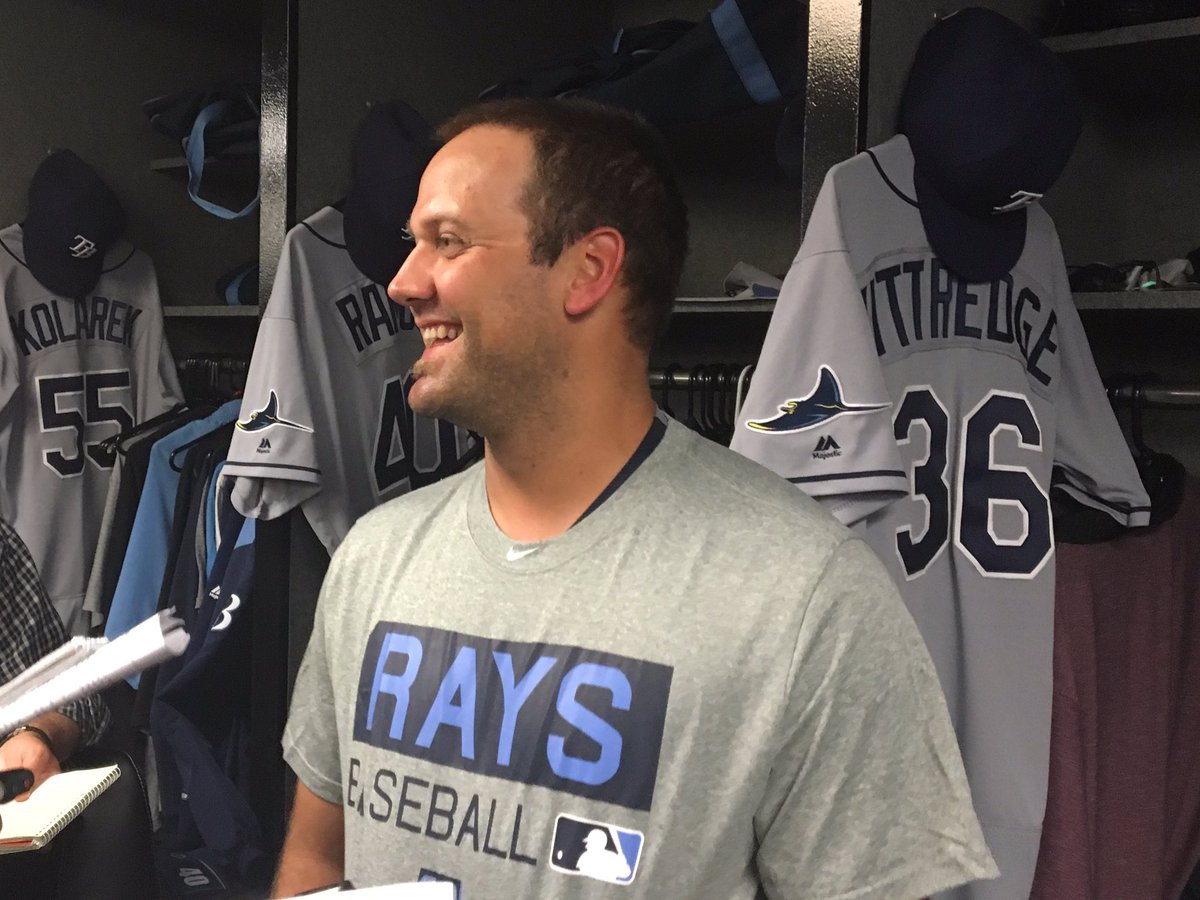 RaysBaseball's tweet photo. Introducing @amkittredge, big leaguer. https://t.co/TkZjQTFcnY