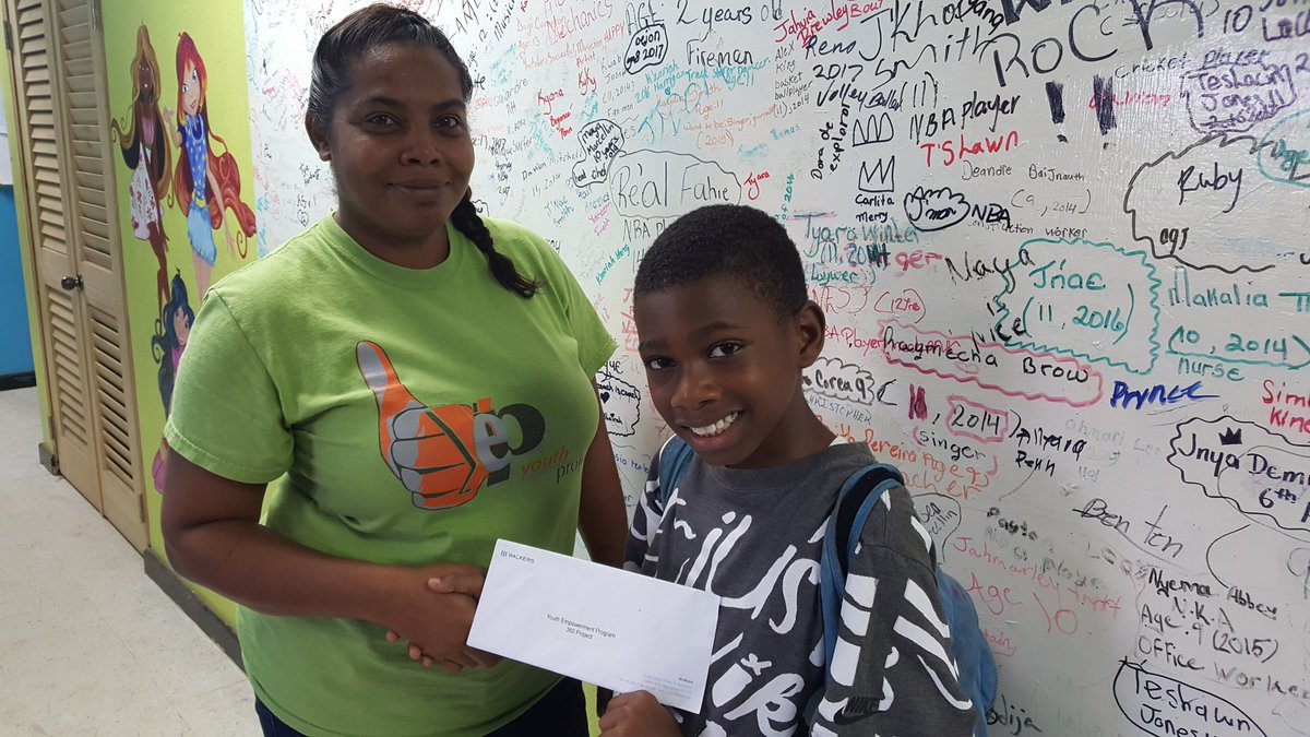 This YEPpie saw OPPORTUNITY &amp; presented #ProjectBVI360 #YEPTechBVI to <a href="/WalkersGlobal/">Walkers</a> #BVI &amp; awarded funding! WELL DONE!