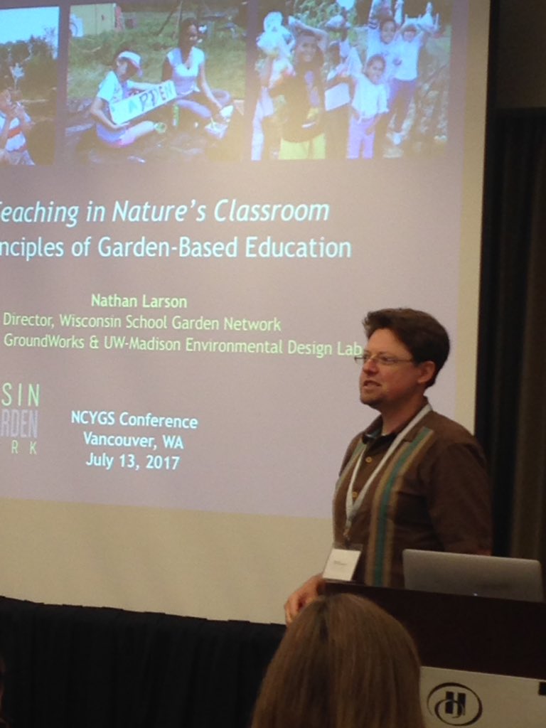 ConflictDevelop's tweet photo. Great sessions on engaging unmotivated and stressed kids living in poverty in garden education programs. #resilience #foodsecurity #stress https://t.co/PTmPTkfDT9