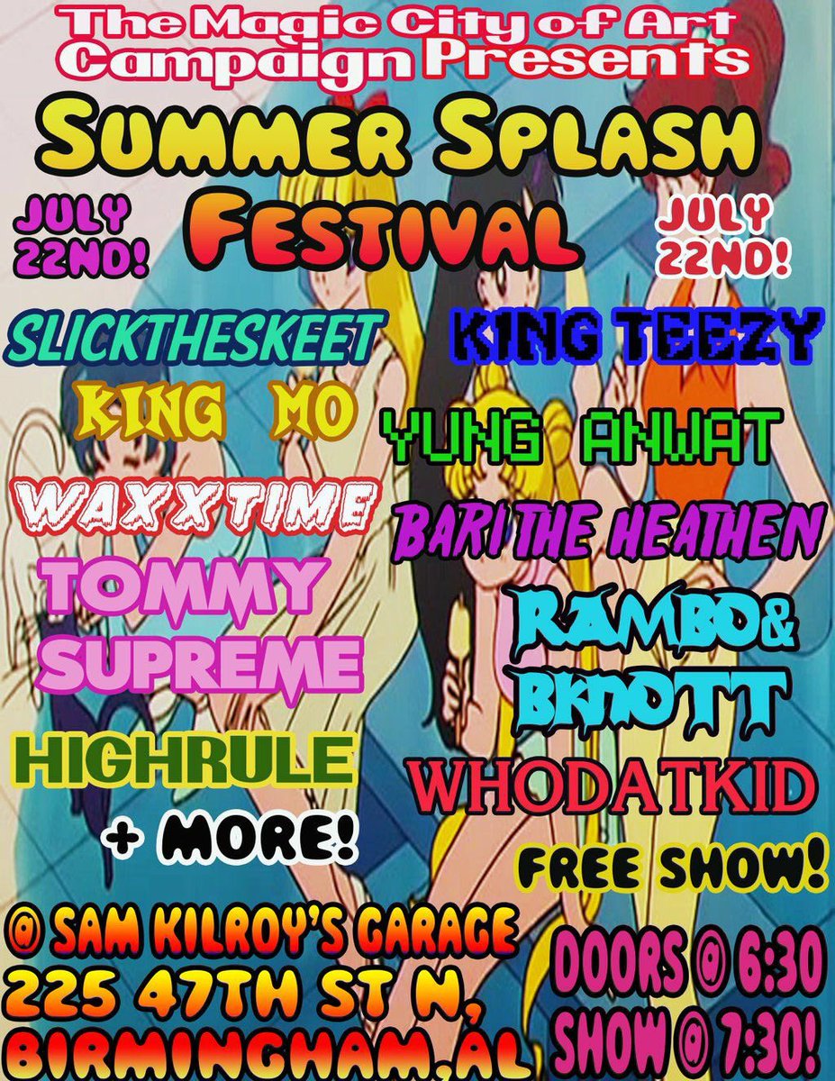 ABSTRACT1995's tweet photo. @YungAnwat @TommmySupreme @JabTriple3 @RamboandBKnott @pharaoh_teezy #DeathRegime #SummerSpalshFest https://t.co/c2NWRpAFW2