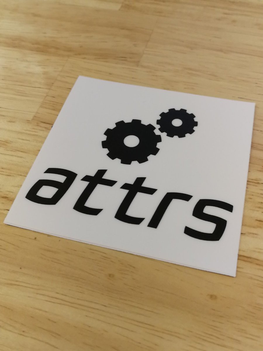 taxpon's tweet photo. EuroPyhtonでこのステッカーGETできたのは地味に熱い #Europython #europython2017 #python #attrs https://t.co/EfN897t7lz