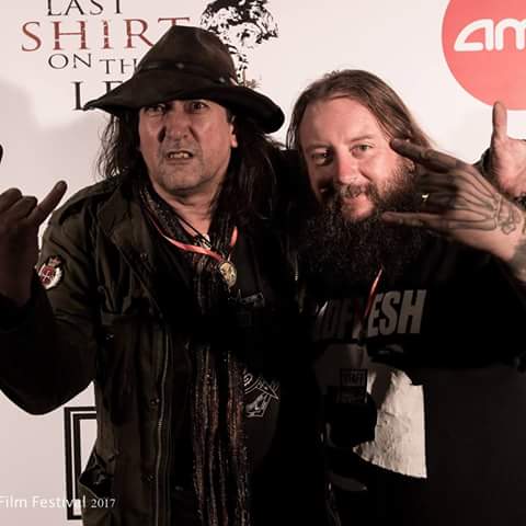Here is a photo of me &amp; my great mate Richard Stanley ( Hardware, Dust Devil, Moreau) at the <a href="/TripleSixHorror/">Triple Six Fest</a> fest. What a fucking legend!!