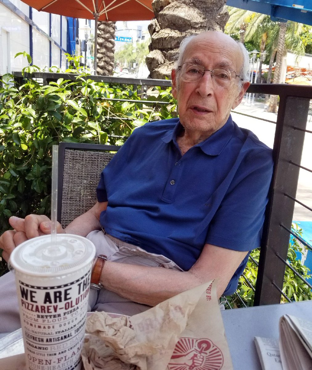 PaulStanleyLive's tweet image. SO PROUD OF MY DAD! Sent me a photo while he was out for lunch and reading the New York Times... AT NINETY SEVEN!!! AWESOME!!!!