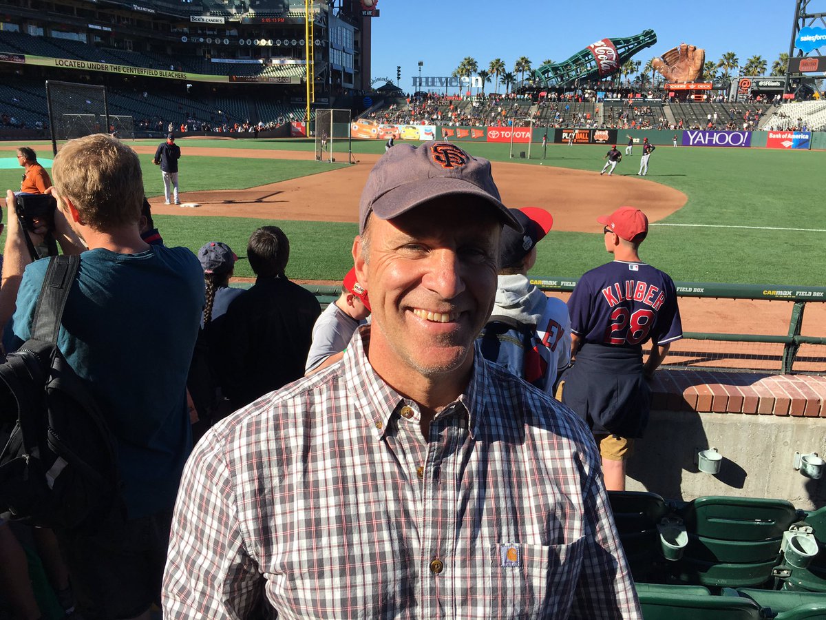 Married an Ohio boy. He may be rooting for the Cleveland Indians but to honor me and our team, a SF hat it is. #GoGiants