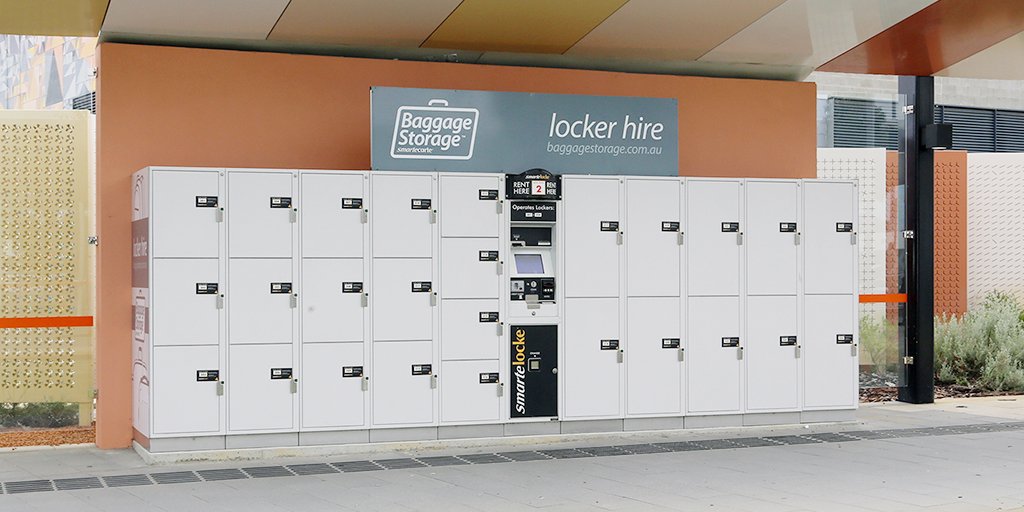 Perth Airport On Twitter Airport Services Lockers Are Available At All Terminals For Luggage Storage Up To 6 Weeks Https T Co J385mhzf9d