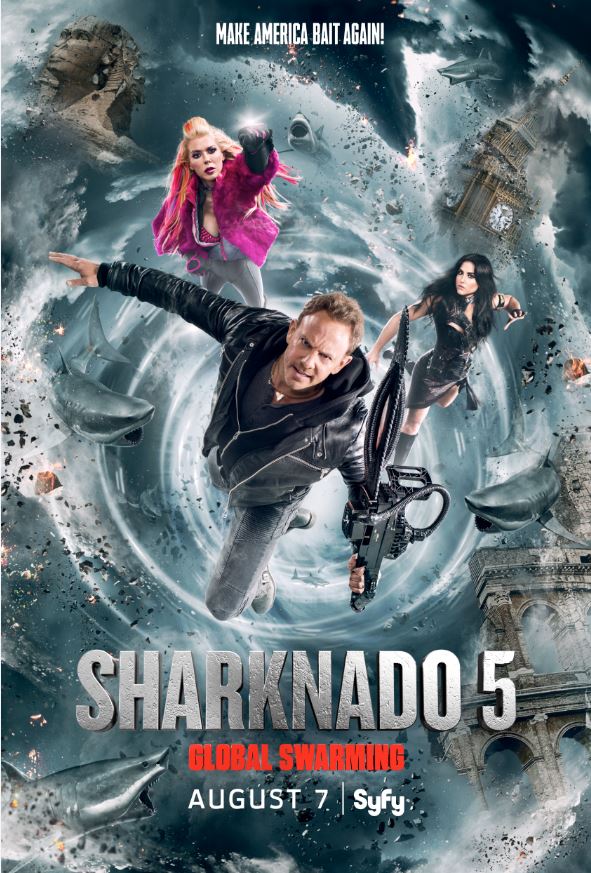 Who will defend OZ from the mighty #Sharknado? 🦈🌪 Well, @KarlStefanovic, @Lisa_Wilkinson and @olivianj of course!