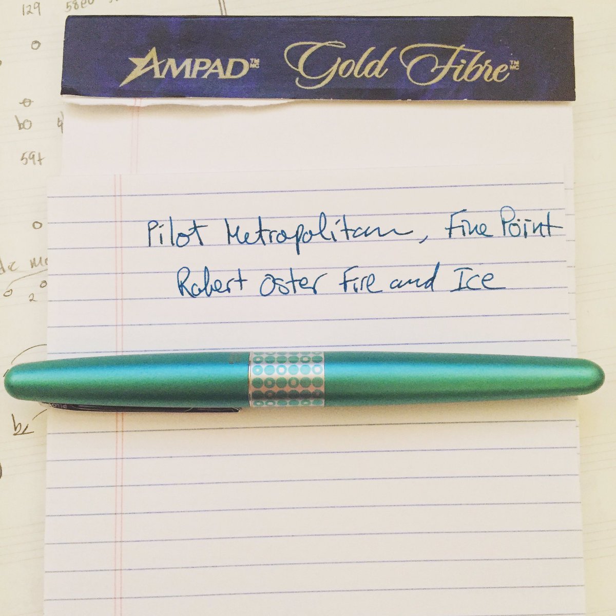 slubkowski's tweet image. Fire and Ice for the @GouletPens #MondayMatchupGiveaway