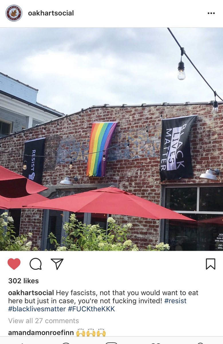 S/O <a href="/oakhartsocial/">Oakhart Social</a> !! We love it! Y’all are real ones!! #BlackLivesMatter

#BLMCommunitySupport