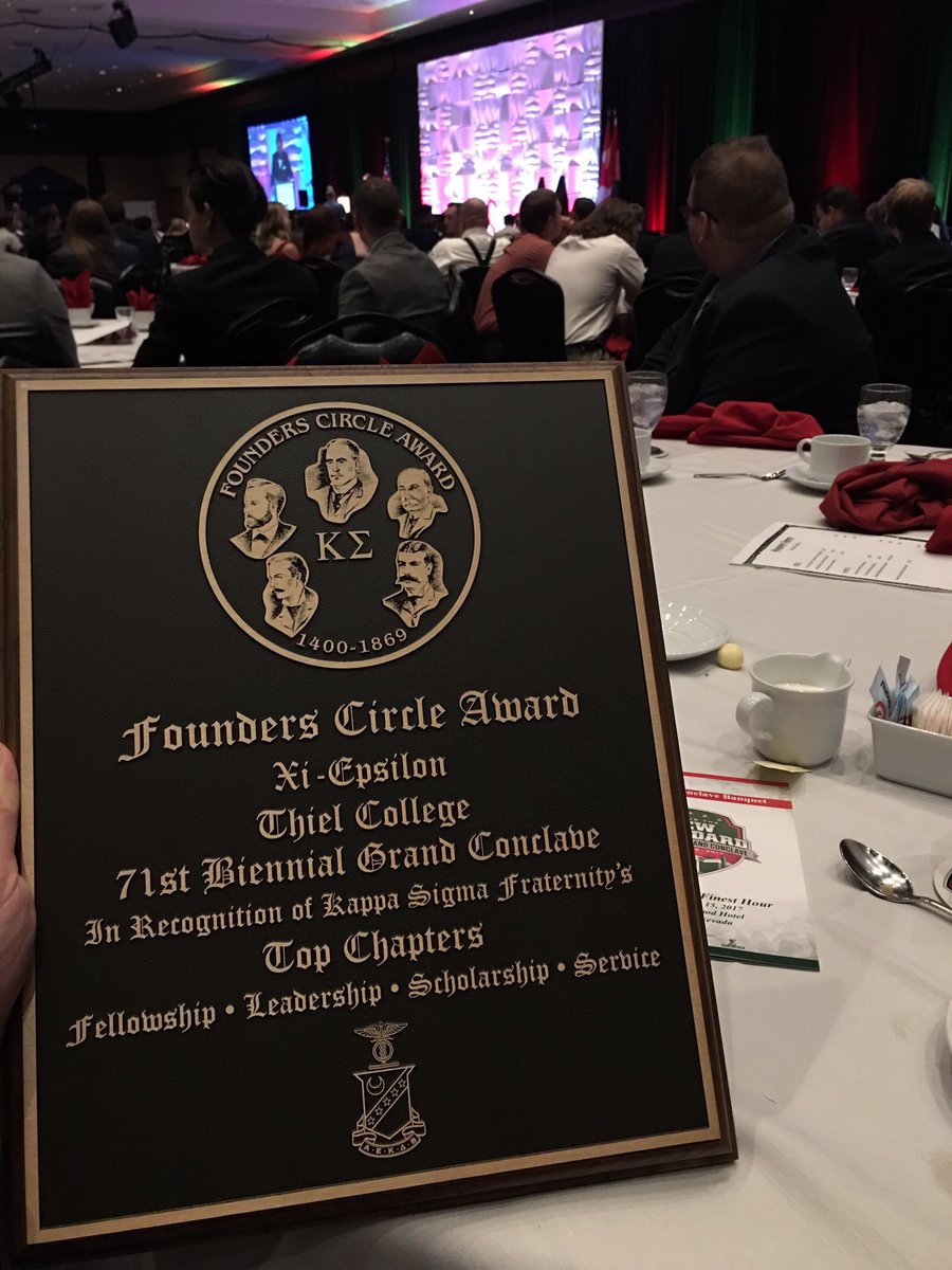 Congratulations fellow brothers on achieving the highest honor of a Kappa Sigma Chapter. Hard work and dedication pays off.