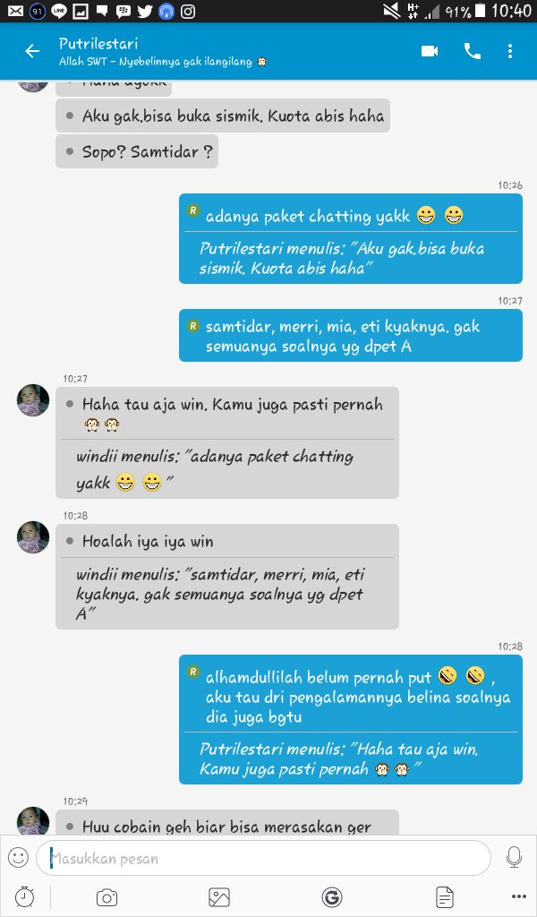 windi_oktv's tweet photo. derita mahasiswa lgi libur, gak bisa beli paket hhha https://t.co/g9psiTqLsN
