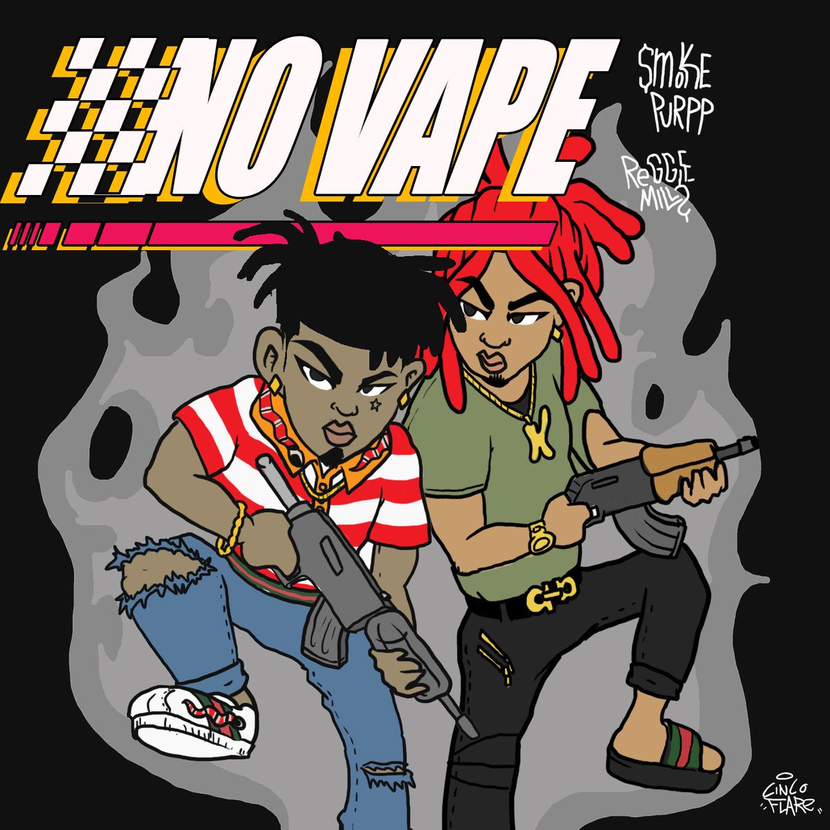 DigitalAgMusic's tweet image. Smoke Purpp And Reggie Mills Join Forces On No Vape  allhiphop.com/2017/07/15/smo…
