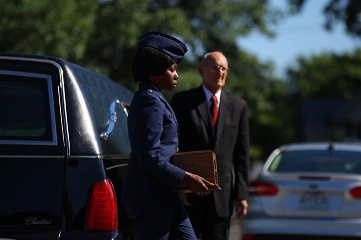 Shot down in Cambodia In '71, Air Force Capt. Joseph Smith's remains were finally returned home to Assumption today. facebook.com/BreezeNews/pos…