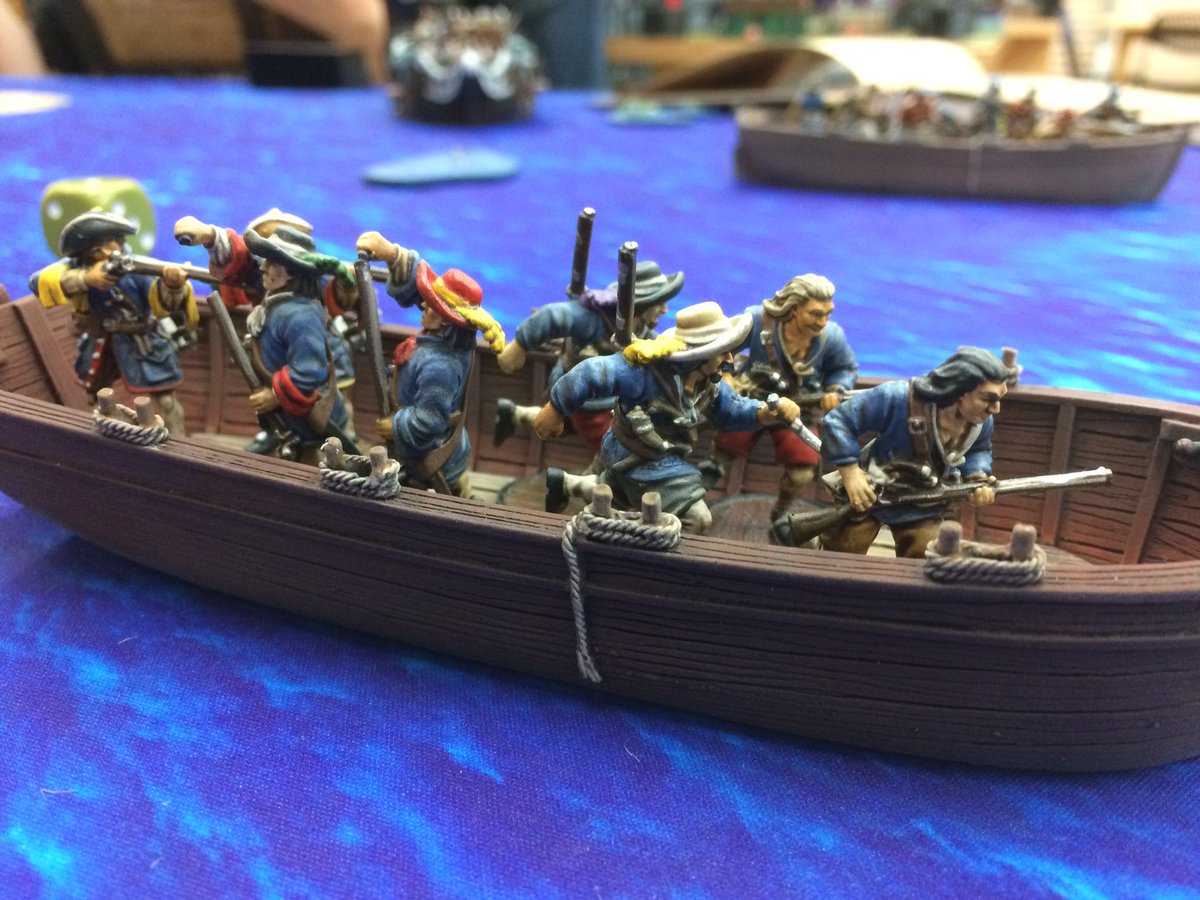 TableTopDave's tweet image. Blood and Plunder tournament today. Tons of fun, even if I went 1-2. @FirelockGames